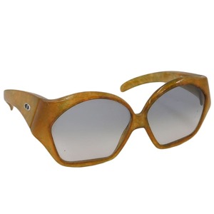 1 иен # прекрасный товар Dior солнцезащитные очки 2028-60 оттенок желтого пластик унисекс Christian Dior #E.Blel.jW-16