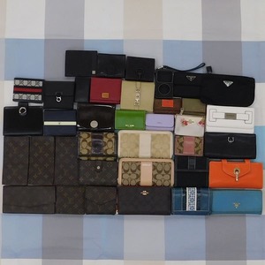 1 jpy # beautiful goods equipped small articles 37 point summarize Vuitton * Gucci * Ferragamo * Prada * Burberry * Cartier purse * case #E.Cipi.zE-10