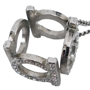 1 jpy # ultimate beautiful goods Ferragamo necklace metal silver group gun chi-niSalvatore Ferragamo #E.Bml.zE-06