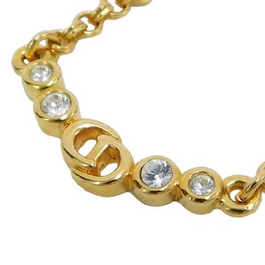 1 иен # не использовался товар Christian Dior колье металл оттенок золота ....Christian Dior #E.Bee.zE-06