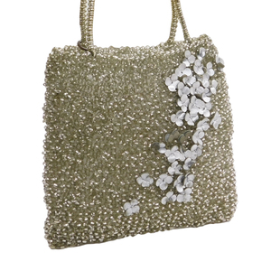 1 jpy # beautiful goods Anteprima handbag silver group wire smaller lady's ANTEPRIMA #E.Bmmr.tI-26