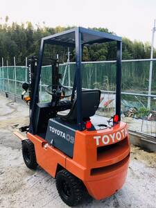 Toyotaforklift#2FG9# 0.9tonne#2.5M #Gasoline#MT #Power steering#小typeforklift# 倉庫での使用に最適#完璧なforklift