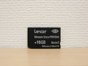 Lexar　メモリースティック PRO Duo 16GB　初期化済み【送料無料】