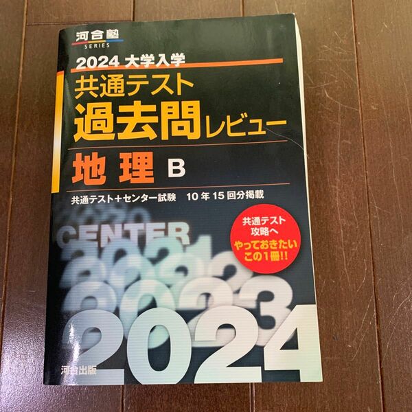 大学入学共通テスト過去問レビュー地理B 共通テスト+センター試験10年15回分掲載 2024