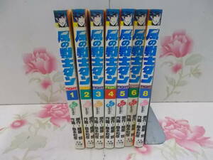 D▲/風の戦士ダン　不揃い7冊セット（全9巻のうち7・9巻欠）雁屋哲/島本和彦/小学館/少年サンデーコミックス