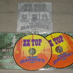 ■CD/2枚組「ZZ TOP VERY BADDEST OF 日本国内盤」ベストアルバム/BEST/ザ・ヴェリー・バッディスト・オブ・ZZトップ■の画像3
