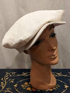  античный linen использование 10*s20*s30*s стиль Casquette / ручная работа 1 листов контактный ./ Франция Work Flat шляпа ΓOT