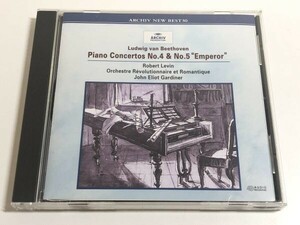 269-296/ 送料無料/CD/レヴィン、ガーディナー/ベートーヴェン ピアノ協奏曲第4番・第5番 皇帝