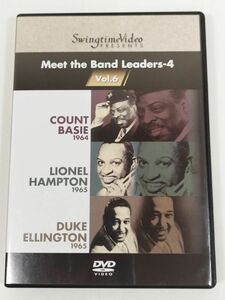 388-B1/【DVD】Meet The Band Leaders-4 Vol.6/Swingtime Video/カウントベイシー ライオネルハンプトン デュークエリントン