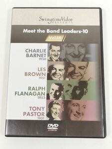 388-B1/[DVD]Meet The Band Leaders-10 Vol.14/Swingtime Video/ Charlie bar net less Brown Ralf flana gun Tony pasta -