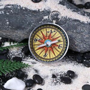 [ новый товар ] карман Mini compass 2 aluminium компас альпинизм уличный кемпинг море .