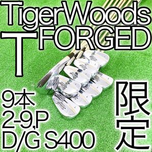 ク74★幻のマッスル！タイトリストT FORGED 2-P タイガーウッズ 9本 TigerWoods Titleistフォージド