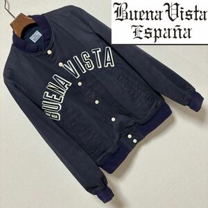 BUENA VISTA ワコマリア■ALEA JACTA EST スタジャン S ネイビー 刺繍ワッペン ワークジャケット ブエナビスタ 日本製 松本潤さん着用