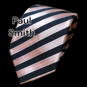 【Paul Smith】　ポールスミス　ピンク系　ストライプ　日本製