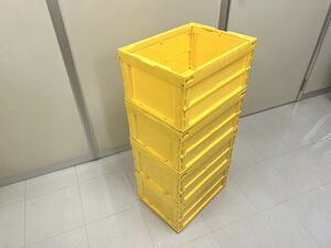  container box folding container case storage box length 44cm× width 33× height 23cm