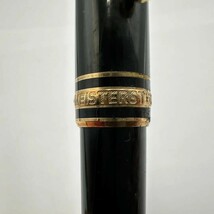 F326-U35-80 ◎ MONTBLANC モンブラン 回転式ボールペン ツイスト式 筆記用具 文房具 ブラックカラー ゴールドクリップ 全長:約13.5cm ③_画像5