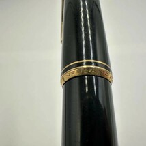 F328-U13-2478 ◎ MONTBLANC モンブラン No.22 万年筆 筆記用具 文房具 ホワイトスター ブラックカラー ゴールドクリップ 全長:約12.5cm ③_画像6