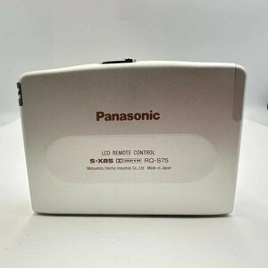 F358-SK14-863 Panasonic パナソニック RQ-S75 カセットプレーヤー ポータブル オーディオ機器 シルバーカラー S-XAS AUTO HOLD SYSTEM ③