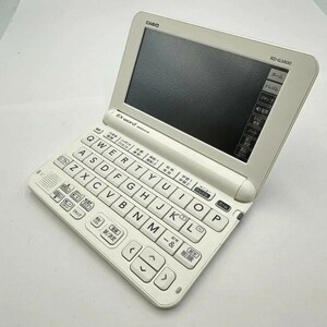 F366-U13-2451 CASIO カシオ 電子辞書 EX-word DATAPLUS 10 XD-G3800 ホワイト 稼働 ③