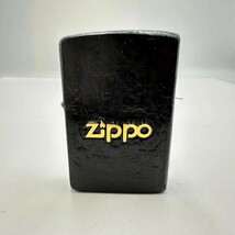 F369-ST10-346 ◎ Zippo ジッポー ローラー式オイルライター ブラック レザー 喫煙具 喫煙グッズ 箱付き ③_画像4