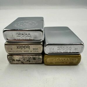 F305 まとめ ◎ Zippo ジッポー ローラー式オイルライター 5点まとめセット ブルー ゴールドシルバーカラー グアム イルカ ※4点火花ありの画像6