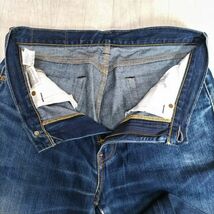 H647-U35-51 Levis リーバイス 505 メンズ デニムパンツ ジーンズ W34 L33 ダークブルー サイズ:総丈約96cm ウエスト約82cm ⑥_画像5