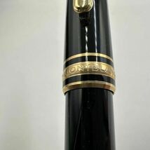 F331-I61-141 ◎ MONTBLANC モンブラン MEISTERSTUCK マイスターシュテュック ボールペン ブラックカラー 筆記用具 文房具 ケース付き ③_画像6