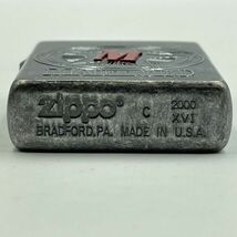 F389-ST22-55 ◎ Zippo Selection ジッポー セレクション Marlboro マルボロ スターコンパス シルバーカラー 喫煙具 ケース付き ③_画像6