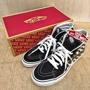 I615-U13-2604(4/5) VANS ヴァンズ スニーカー SK8-Hi スケートハイ ブラック×ホワイト 表記サイズ10.5 (28.5cm) ⑥