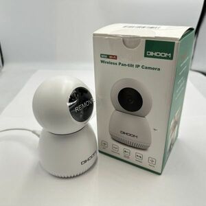 I126-T141020-3 DIHOOM J6032 見守りカメラ ペットカメラ 自動追跡 Wi-Fi 箱付き 通電確認済み ①