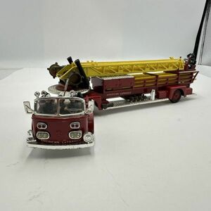I123-J053214-1 CORGI MAJOR TOYS Corgi Major toys minicar fire-engine Rescue truck ladder car ①
