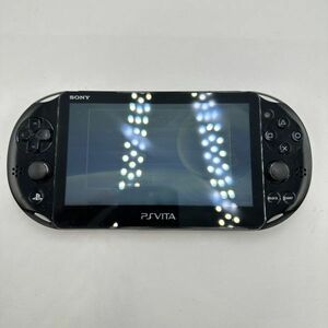 I108-U36-107 SONY Sony PCH-2000 PlayStation Vita PlayStation Vita PS Vita black the first period . ending electrification has confirmed ①
