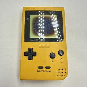 J136-I51-1119 ◎ NINTENDO 任天堂 ニンテンドー GAMEBOY pocket ゲームボーイポケット MGB-001 ゲーム機 イエローカラー