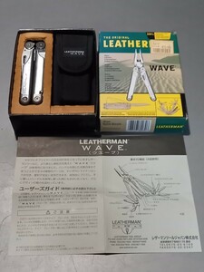 美品 マルチツール LEATHERMAN WAVE レザーマン ウェーブ