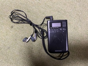 Audio Comm★RAD-P350N-K★FM/AMラジオ★オーム電機★動作確認ok★