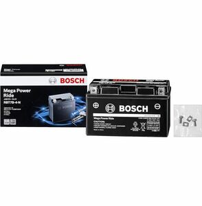 BOSCH (ボッシュ)メガ・パワー・ライド 液入充電済 バイク用バッテリー RBT7B-4-N YT7B-BS 未使用品