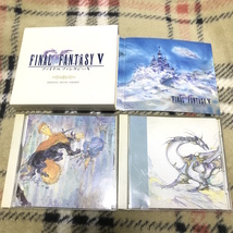 [即決/送料込]【初版】FINAL FANTASY V オリジナルサウンドトラック 対談/植松伸夫vs天野喜孝 ブックレット付 FF5 ORIGINAL SOUND VERSION_画像1