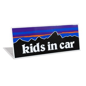 KIDS IN CARマグネットステッカー パタゴニア キッズインカー