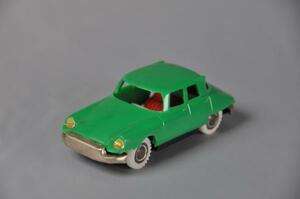 E513　外車 緑色 ブリキ 昭和レトロ 日本製 おもちゃ