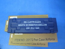 U.S.AIRFORCE エアフォース 弾薬箱型ペンケース　 ミリタリーペンケース スチール製小物入れ_画像2