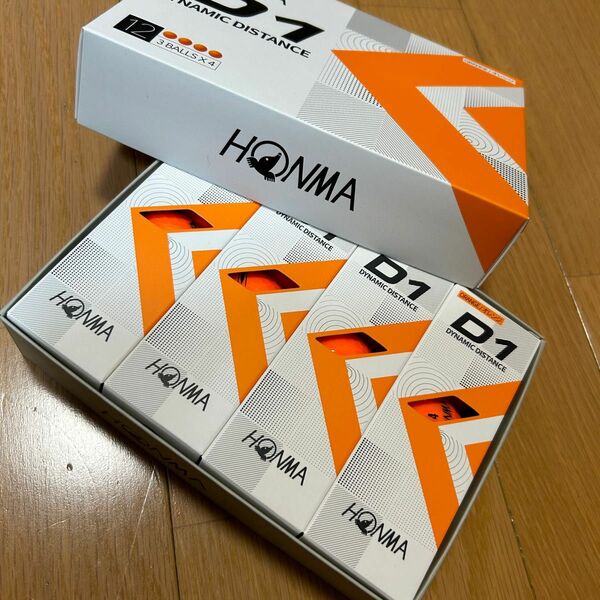 HONMA D1ボール （オレンジ） 2022年モデル