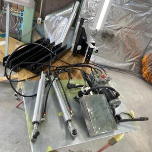 サワフジ　12V 油圧ポンプ　ウェルキャブ　自作Crane　リフトなどに