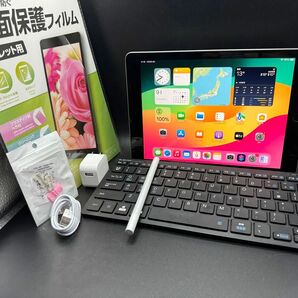 送料無料★iPadキーボードスタイラスペンケースケーブル充電器保護シート Apple