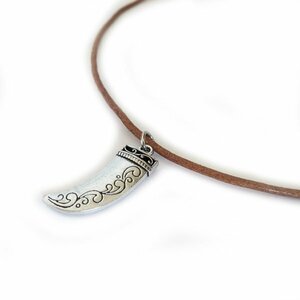  leather cord necklace . charm attaching length approximately 50cm(45cm+5cm) LNG08
