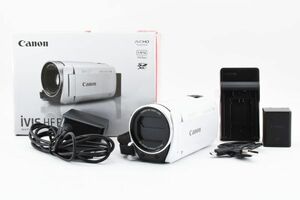 ◆美品◆訳あり◆ キャノン Canon iVIS HF R800 ホワイト デジタル ビデオカメラ 元箱付き 現状 #4072