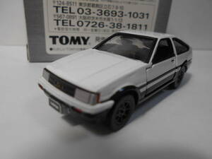 ★即決★トミカリミテッド　トヨタ　カローラレビン　白／黒「ＡＥ86」 AE86 LEVIN/TRUENO 4MODELS　の単品