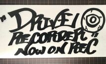 ☆ドライブレコーダー撮影中！「DRIVE RECODER NOW ON REC 」typeA ステッカー カラー15色から選択！サイズ変更可能！送料無料！☆_画像1