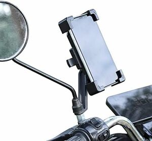 スマホホルダー バイク 自転スマホホルダー 自転車 バイク用 バックミラースタイル 携帯ホルダー