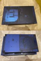 店頭展示品　未使用品　SONY ソニー PS2 プレイステーション2　SCPH-37000L　限定カラー　オーシャンブルー OCEAN BLUE 本体セット_画像7