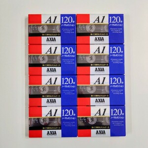 [未開封品] AXIA カセットテープ A1 120 (ノーマルポジション）8本セット